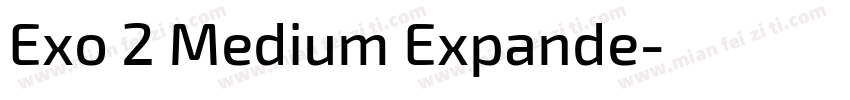 Exo 2 Medium Expande字体转换